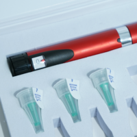 Caja de Empaque Personalizable para Pluma de Inyección |   Compatible con agujas de pluma y cartuchos |   Estuche de Almacenamiento Médico OEM