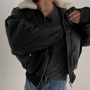 Veste en cuir d'hiver pour homme en toile de peau de vache, imperméable, respirante, écologique, style coréen, tendance, haut de gamme, longueur standard - Product Image 2