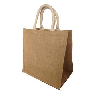 High Quality Reusable Eco-Fashion <b>Jute</b> Hand <b>Bags</b> Natural <b>Jute</b> <b>Shopping</b> <b>Bags</b> for Everyday Use - Product Image 4
