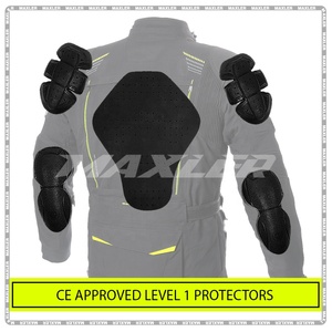 Chaqueta de Motociclismo Textil Cordura Personalizada, Impermeable y Cortavientos, para Hombre, Talla Grande, con Protectores Homologados CE - Product Image 4