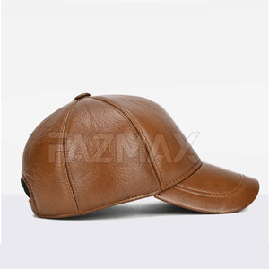 Chapeau en cuir personnalisé unisexe chaque saison porter chapeau en cuir bas prix nouveau Design chapeau en cuir - Product Image 4