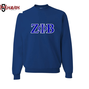 OEM Zeta Phi Beta Crewneck Devine Nine Chenille Patches Coton Polyester Chandails - Product Image 6
