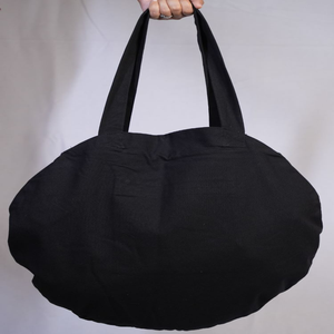 Bolsa de Compras Grande de Algodón Orgánico Ecológico con Logotipo Personalizado, Impresa con Serigrafía, Reutilizable, Lavable, de Lona, para Mujer - Product Image 5