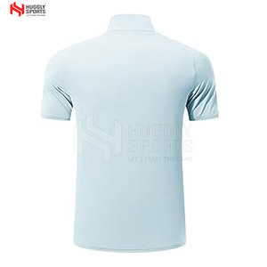 Camisa con cremallera de cuarto de verano para hombre de diseño único, cómoda tela de algodón 100%, MOQ bajo, camisas con cremallera de cuarto - Product Image 2