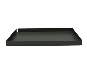 Plateau décoratif RECT en vrac en gros couleur noire de fer pour ustensiles de cuisine vaisselle vaisselle faite à la main plateau de service alimentaire - Product Image 1