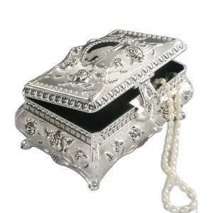 New Arrival <b>Decorative</b> White Metal Jewelry <b>Box</b> for Keeping Luxury Jewelry in Modern Design - Product Image 5