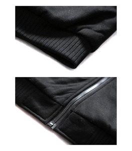 Sweat à capuche élégant pour homme avec doublure intérieure chaude 100% coton, respirant, séchage rapide, détails de fermeture éclair modernes - Product Image 3