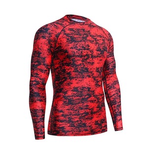Rashguard personnalisé à sublimation OEM/ODM Fourniture d'usine de spandex/polyester respirant écologique à séchage rapide pour hommes adultes - Product Image 1