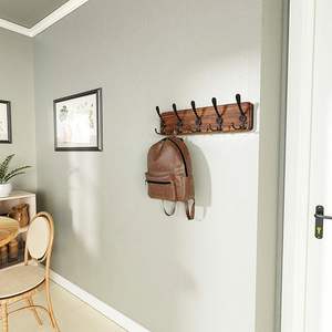 Cintre en bois de qualité supérieure pour l'affichage et le rangement des vêtements, cintre en bois traditionnel avec un aspect de grain de bois naturel - Product Image 4