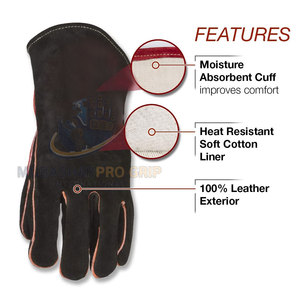 Gants de soudage TIG MIG confortables et résistants, offrant une protection robuste - Product Image 2