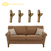 Patas de sofá clásicas de madera maciza, etiqueta OEM resistente para mesa de cocina, cama, apartamento, hogar, oficina, sala de estar, aplicación al aire libre