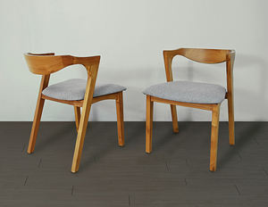 Minimally Styled Scandinavian Teak Solid <b>Wooden</b> <b>Dining</b> <b>Chair</b> Nordic Restaurant <b>Dining</b> <b>Room</b> <b>Chairs</b> for Table Stylish for Home Use - Product Image 1