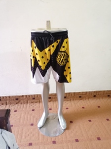 Pantalones cortos de golf para hombre, elásticos, con impresión por sublimación personalizada, pantalones deportivos transpirables, pantalones cortos básicos de playa - Product Image 3