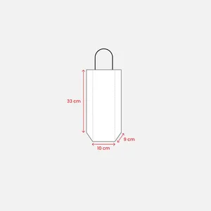 Portabottiglie in Carta Laminata Personalizzato, Gadget Promozionale per lo Shopping - Product Image 5