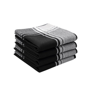 Colourful Cross <b>Striped</b> Beam Ring Spun Cotton OEKO TEX Certified Embroidered Golf Weave Quick Dry Sustainable Kitchen <b>Towels</b> - Product Image 6