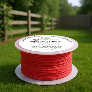 Fil de maçon Overmann 100m en polyéthylène rouge, diamètre 2mm, 35kg - Lot de 6 pour clôtures, treillis et portails - Product Image 3
