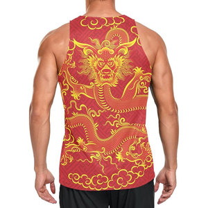 เสื้อกล้ามผู้ชายพิมพ์ลายซับลิเมชันระบายอากาศได้ดีเสื้อถักใส่สบายสไตล์ลำลอง - Product Image 4