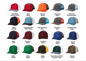 Casquette de camionneur 6 panneaux gris foncé/vert avec logo personnalisé Casquette de camionneur à profil moyen de haute qualité du fournisseur du Vietnam - Product Image 5