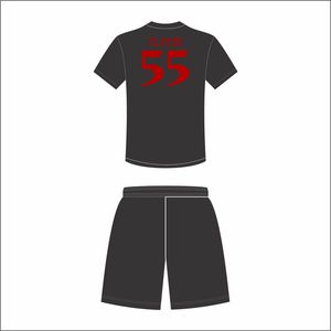 Men's Breathable Quick Dry Soccer Training Jersey Custom Printed Team <b>Name</b> Logo Short Sleeve Uniform Set 100% Polyester Custom - Product Image 3
