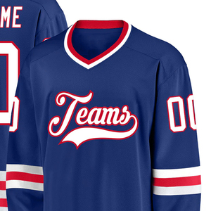 เสื้อเจอร์ซีย์สไตล์ฮ็อกกี้น้ำแข็งสำหรับผู้ชายเสื้อเจอร์ซีย์สไตล์ฮ็อกกี้น้ำแข็งพิมพ์ลายโลโก้ตามสั่ง - Product Image 4