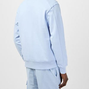 Sweat à capuche à col rond pour hommes Sweat-shirt unisexe avec logo personnalisé 100% coton Sweat-shirt à col rond blanc vintage - Product Image 2