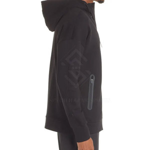 Premium Quality Winter Casual Solid Fleece <b>Zipper</b> <b>Hoodies</b> for Men-High Quality Eco-Friendly Breathable Regular Fit Street Wear - Product Image 3