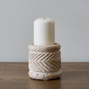 Portavelas de Mármol, Elegante Centro de Mesa, Decoración Estilosa para el Hogar, Ambiente Romántico y Festivo - Product Image 3