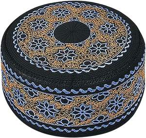 Gorras de musulmanes islámicos con estampado de diseño elegante a la moda para oraciones, viajes al aire libre, uso Taqi, mezquita árabe saudí, gorras Kofi Topi, sombreros - Product Image 4