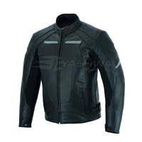 Veste de moto en cuir respirante et coupe-vent sur mesure pour homme, grande taille, pour la moto et les courses automobiles