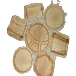 Ensemble de vaisselle en feuille de palmier Areca biodégradable jetable écologique Assiettes alimentaires compostables pour mariages et fêtes - Product Image 1