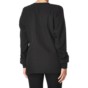 Blouse médicale sportive pour femme, modèle 2024, personnalisée, à boutons, en sergé Spandex/Polyester, haute qualité, uniforme médical OEM - Product Image 5