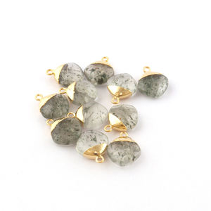 ขั้วต่อจี้ต่างหูควอทซ์ห่วงเดียวลายจุดธรรมชาติออกแบบได้ตามต้องการสำหรับเครื่องประดับการค้นหาชิ้นส่วนเครื่องประดับ - Product Image 1