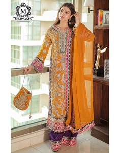 Style indien pakistanais Salwar Kameez Readymade Pakistanais Robe Salwar Costume pour Mariage Pakistanais Salwar Kameez pour Mariage Porter - Product Image 1