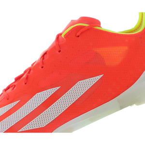 Scarpe da Calcio Unisex Adidas X Crazyfast+ per Terreni Duri, Colore Rosso Solare/Bianco Nuvola/Giallo Solare |   100% Autentico - Product Image 3