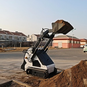 Minicargadora eléctrica personalizada sobre orugas de 900kg, cargadora eléctrica sobre orugas CE/EPA, marca china, pala cargadora de 1 tonelada, pala de tierra - Product Image 2