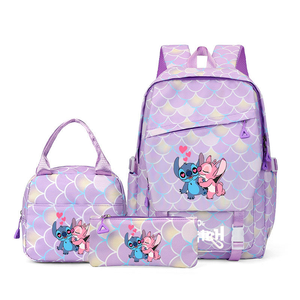 Mochila Escolar Casual Personalizada de 3 Piezas con Estuche para Lápices y Lonchera Térmica, Juego de Mochilas Escolares con Dibujos Animados para Niños y Niñas - Product Image 3