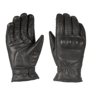 Gants de moto en cuir véritable personnalisés avec protection tactile - Product Image 6