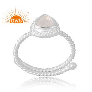Superventas anillo de piedras preciosas de Luna arcoíris Natural de 925 esterlina, joyería personalizada para mujer, regalo para ella - Product Image 1