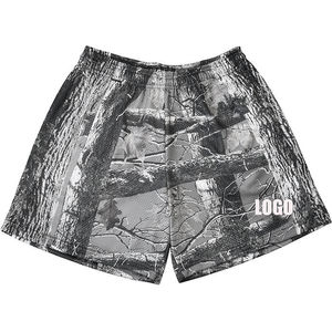 Wholesale Custom Logo Sportswear Vintage Classic Mens Polyester Mesh <b>Shorts</b> <b>With</b> <b>Zipper</b> <b>Pockets</b> <b>Shorts</b> For Men - Product Image 3
