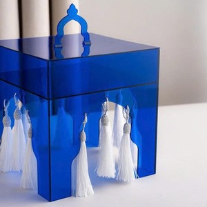 New Design Acrylic Mubarak <b>Box</b> With Accessories Wholesale Holiday <b>Gift</b> Packaging For Ramadan & <b>Eid</b> Decoration - Product Image 2