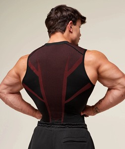 Summer fitness <b>vest</b> for men, sleeveless, suitable for fitness training, <b>cycling</b>, and fitness clothing - Product Image 2