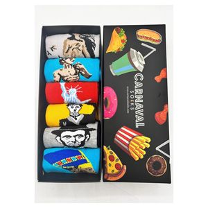 6-Piece Breathable <b>Art</b> and Artist Designed <b>Sock</b> Set for Daily Use - Product Image 1