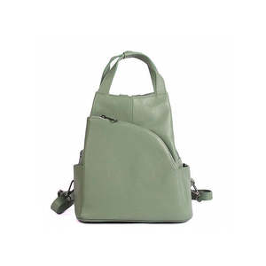 Zaino Strutturato in Vera Pelle Dollaro - Made in Italy - Art. 23316 - Product Image 1