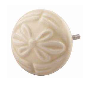 Perilla moderna de hueso de flores para armario de cocina, puerta de armario, tocador, perilla Almirah, tiradores, manija, perilla para muebles de armario, decoración del hogar - Product Image 5