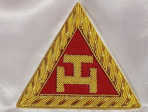 สายคาดเอวรุ่น Royal Arch Grand Chapter สายคาดเอวลายอิฐดีไซน์3D - Product Image 4