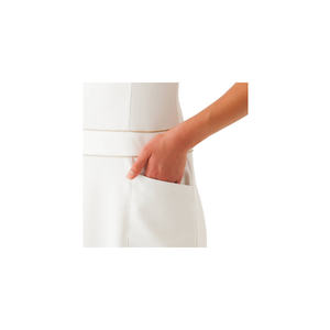 Robe de soirée pour femme Paris, noire et beige argenté, taille 13 (M) - Confortable, coupe trapèze, taille naturelle, longueur ras du sol, simple, pour le printemps - Product Image 5