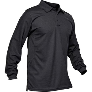 Antiarrugas Formal personalizado de manga larga de talla grande para hombre Original fútbol Golf Social algodón Polo camisas Casual camisa de manga completa - Product Image 6
