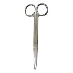 Tijera de vendaje Lister, hoja afilada en ángulo, acabado en arena, acero inoxidable, tijera fina para sala de cirugía médica - Product Image 1