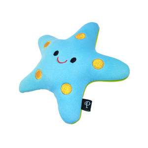 2024 nouveau Design mignon étoile de mer en peluche peluche fabrication prix de gros flottant jouets à mâcher pour animaux de compagnie - Product Image 3