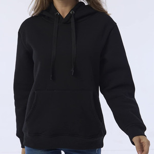 Sudadera con capucha unisex con logotipo personalizado para mujer, sudaderas con capucha desgastadas con lavado ácido de punto de algodón 100% para mujer - Product Image 3